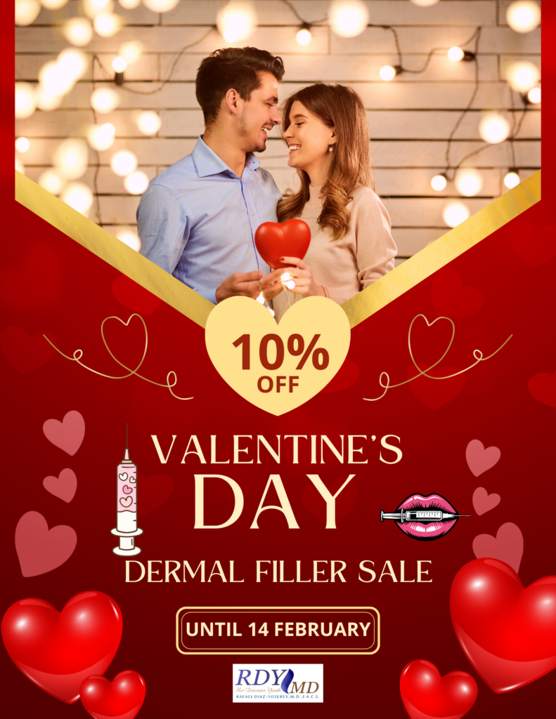 Red Gold Elegant Valentines Day Sale Promo Discount Offer Flyer